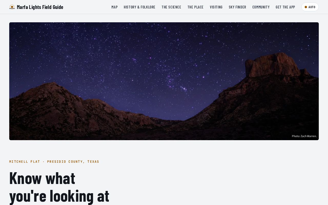 Preview of Marfa Lights Investigation
