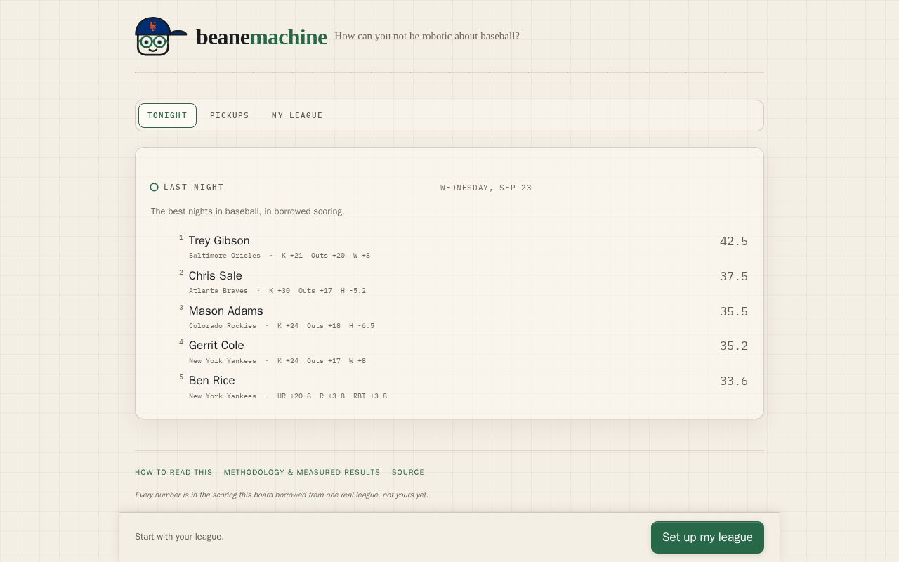 Preview of Beanemachine