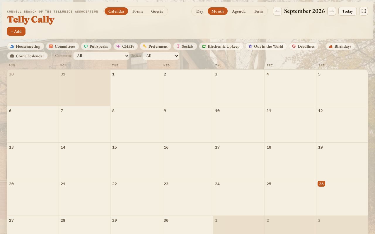 Preview of Calendar