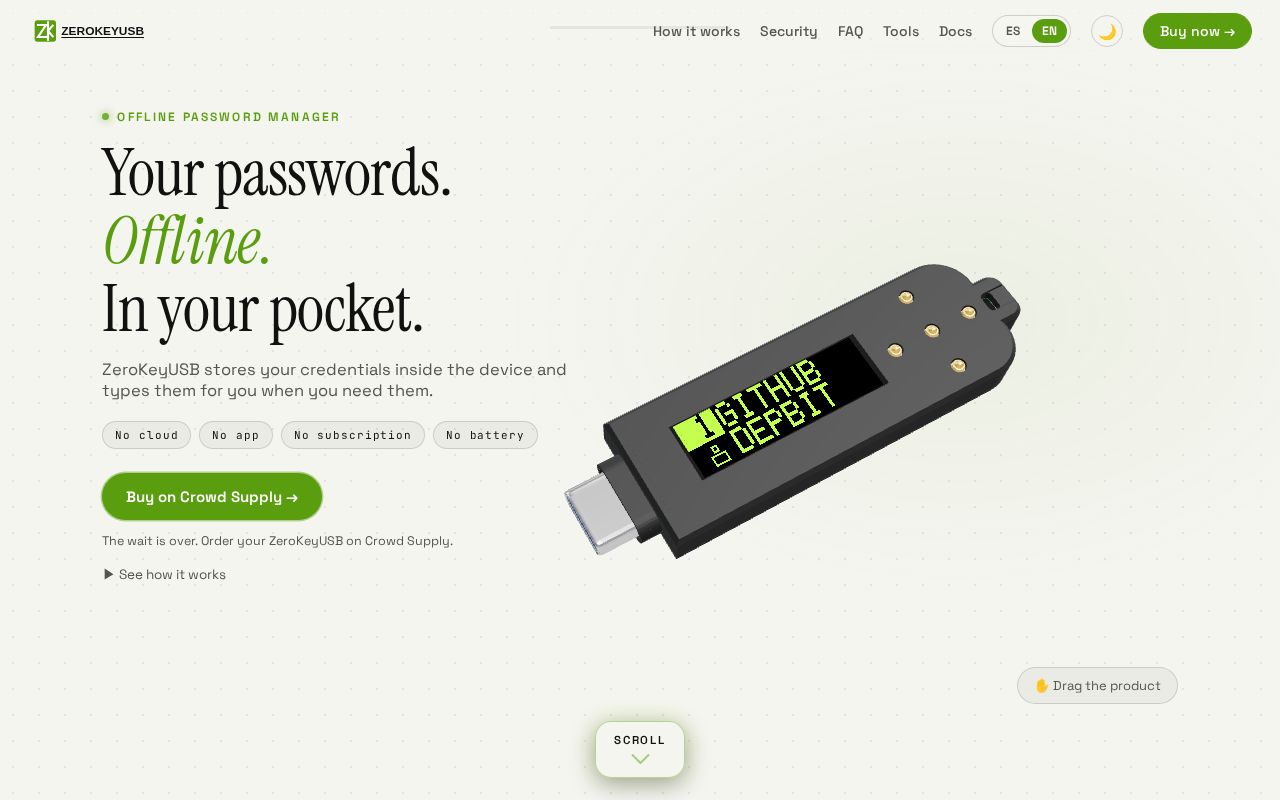 Preview of ZeroKeyUSB