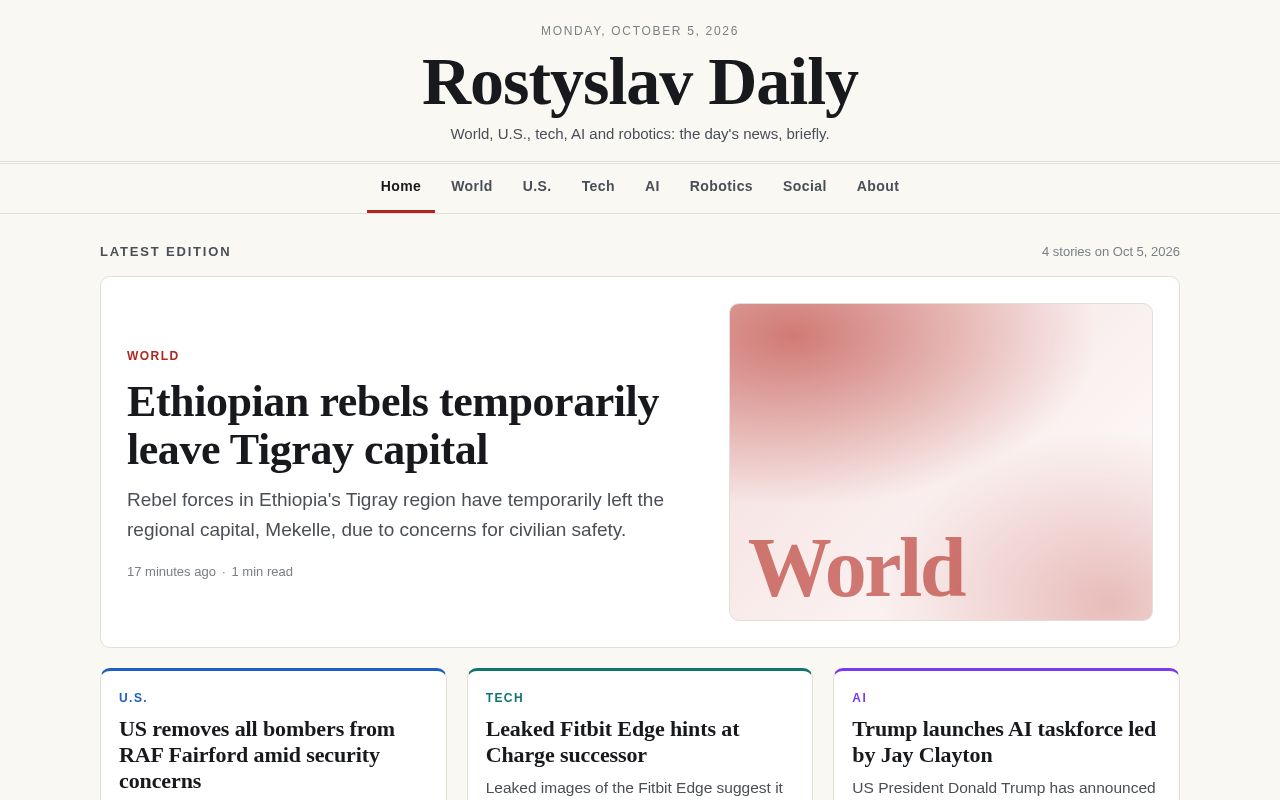 Preview of Rostyslav Daily
