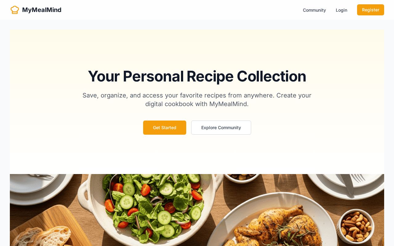 Preview of My Meal Mind Online