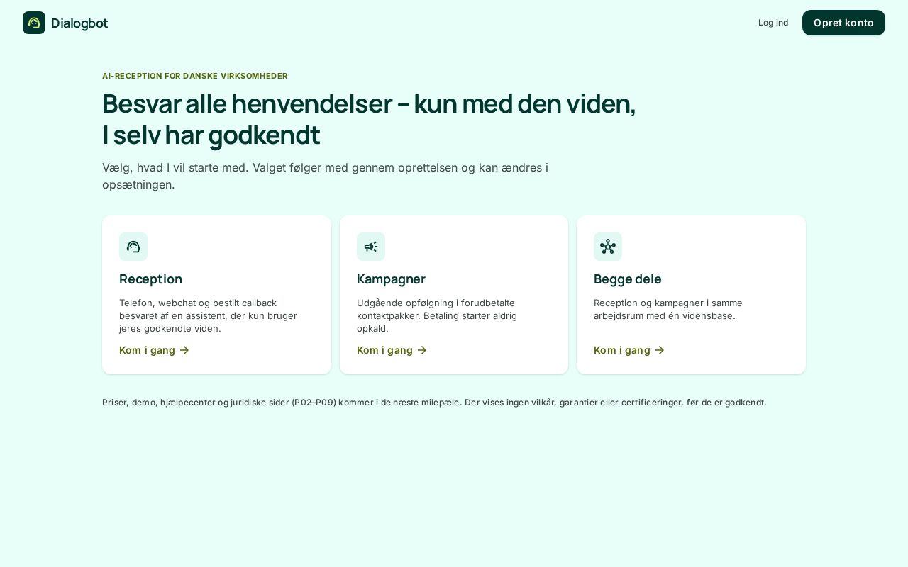 Preview of Dialogbot