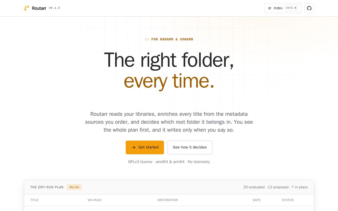Preview of Routarr