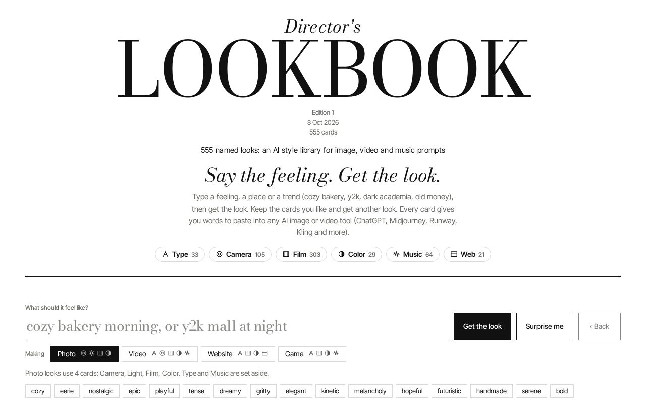 Preview of Directorslookbook Site