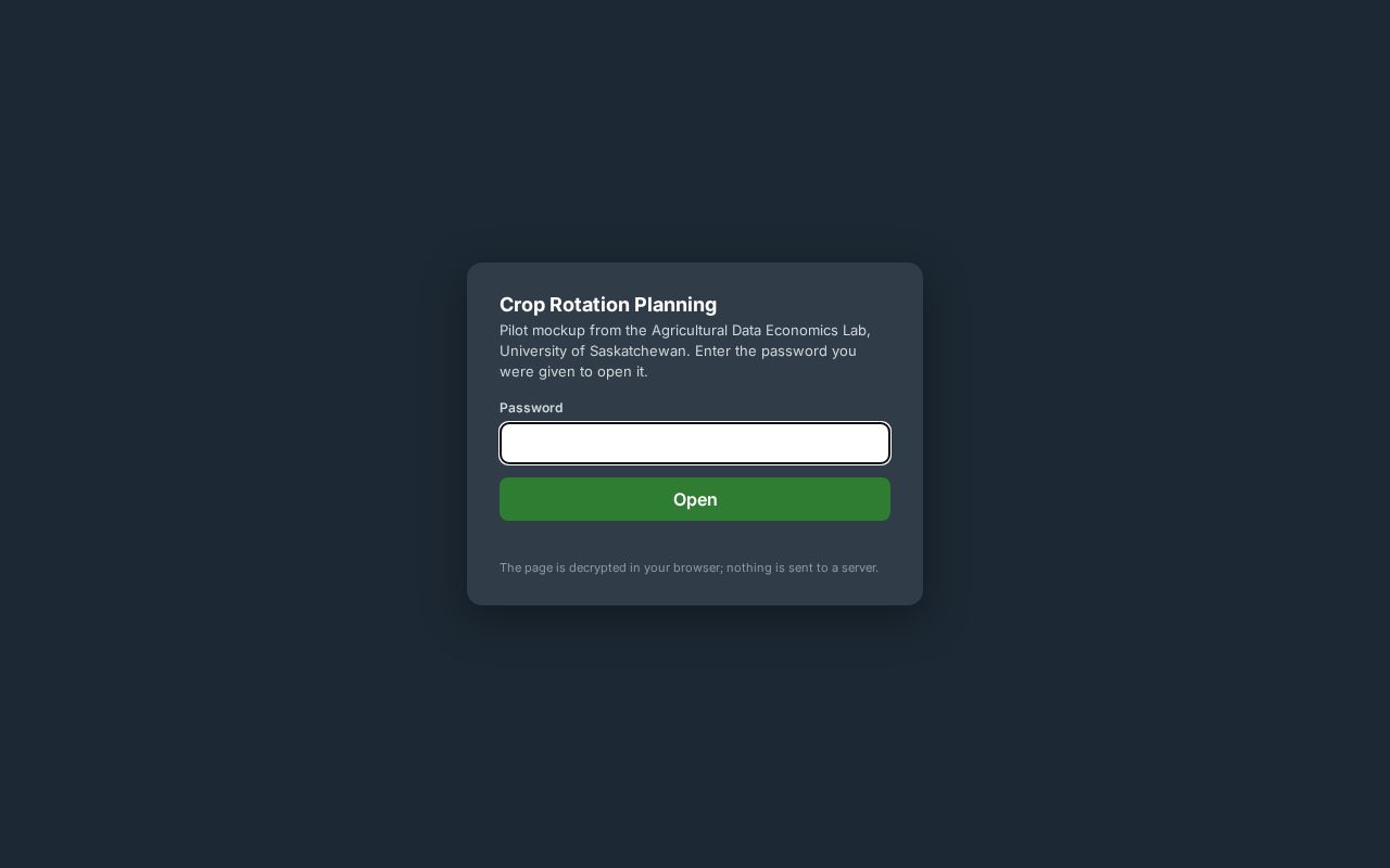 Preview of Crop Rotation Planning (mockup)