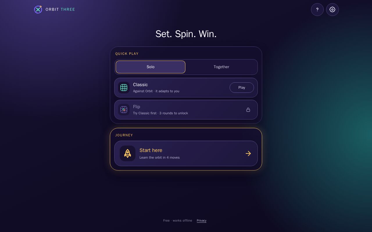 Preview of Orbit Three