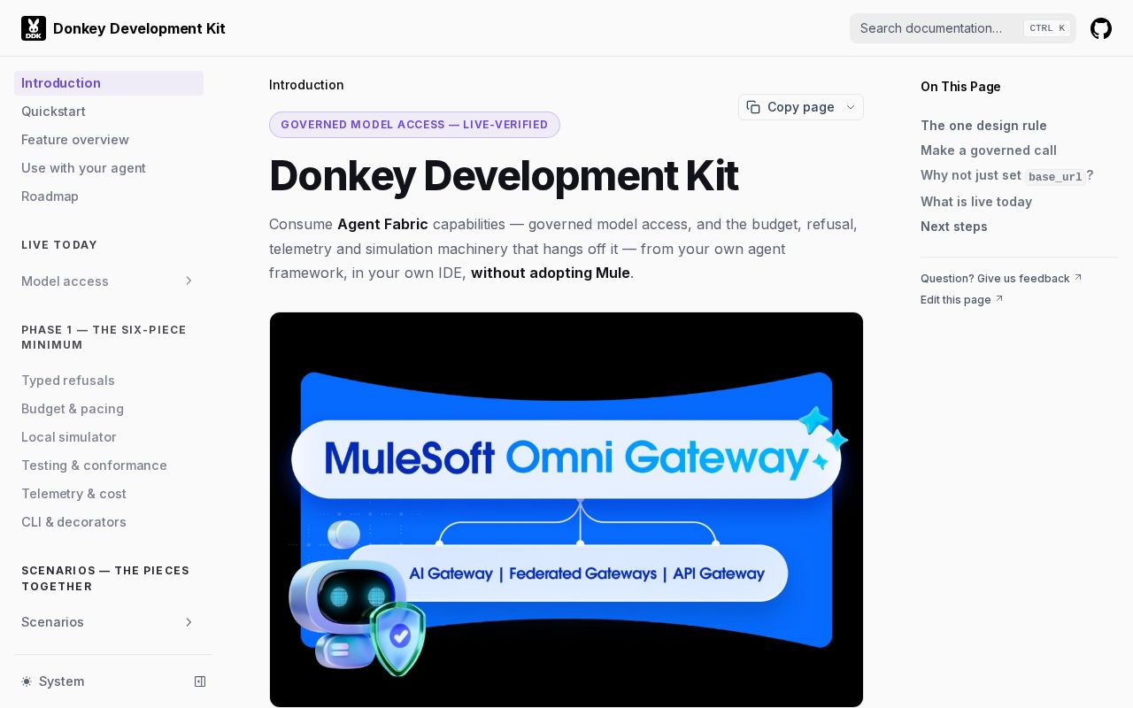 Preview of Donkey Development Kit