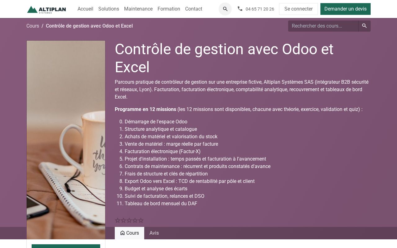 Preview of Altiplan Controle De Gestion