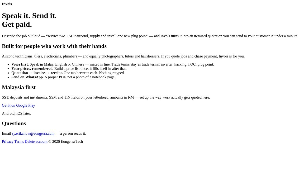 Preview of Invoisapp Com