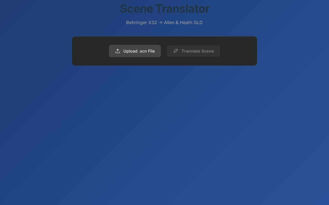 Preview of Scene Translator