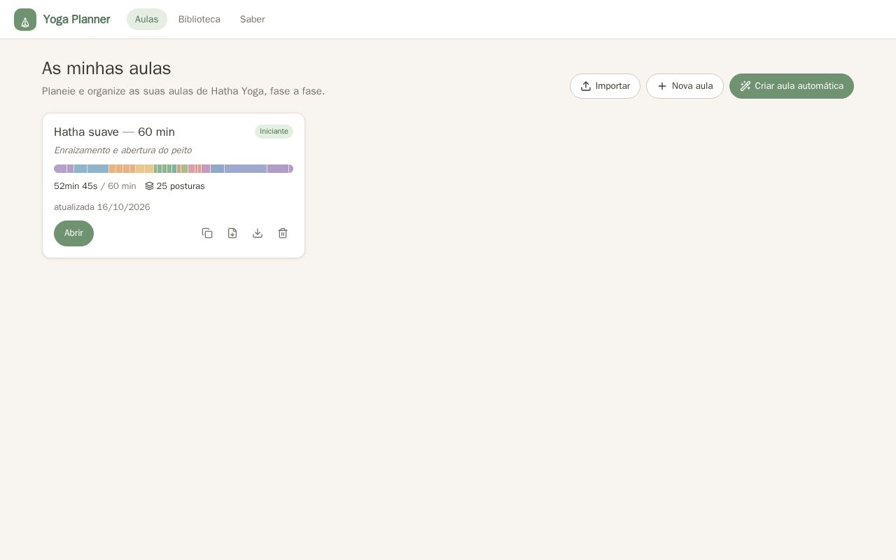 Preview of Yoga Planner