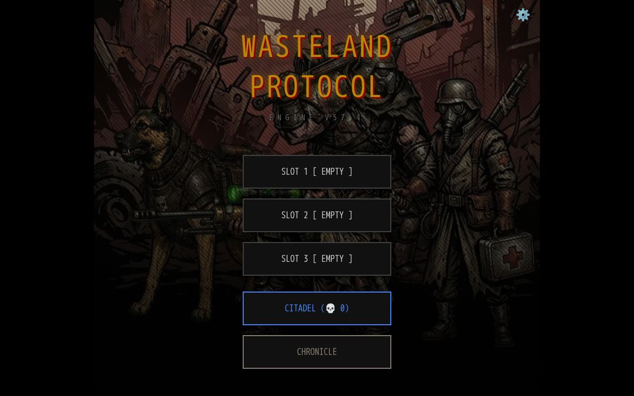 Preview of Post-apocalyptic dieselpunk style rpg