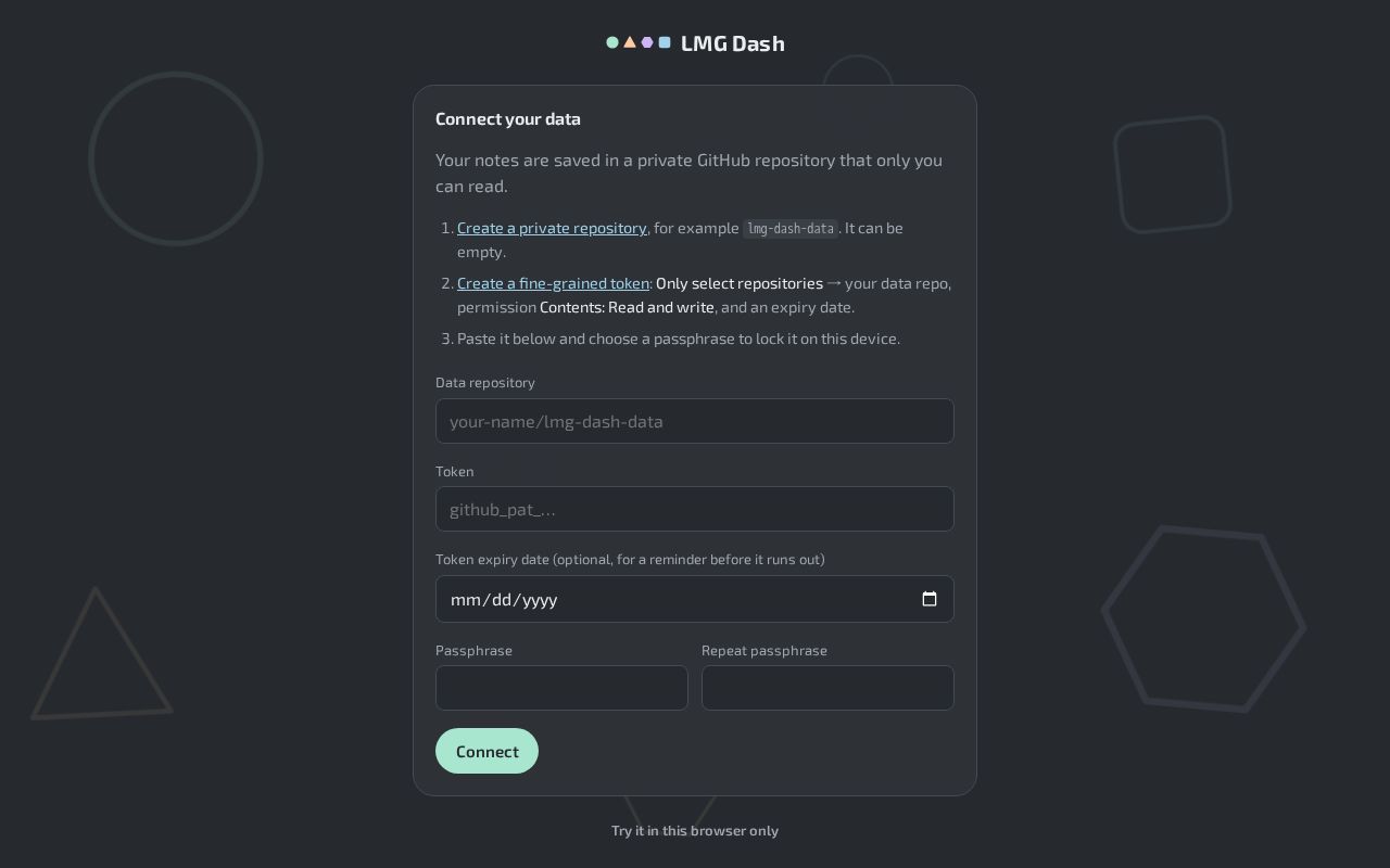 Preview of LMG DASH