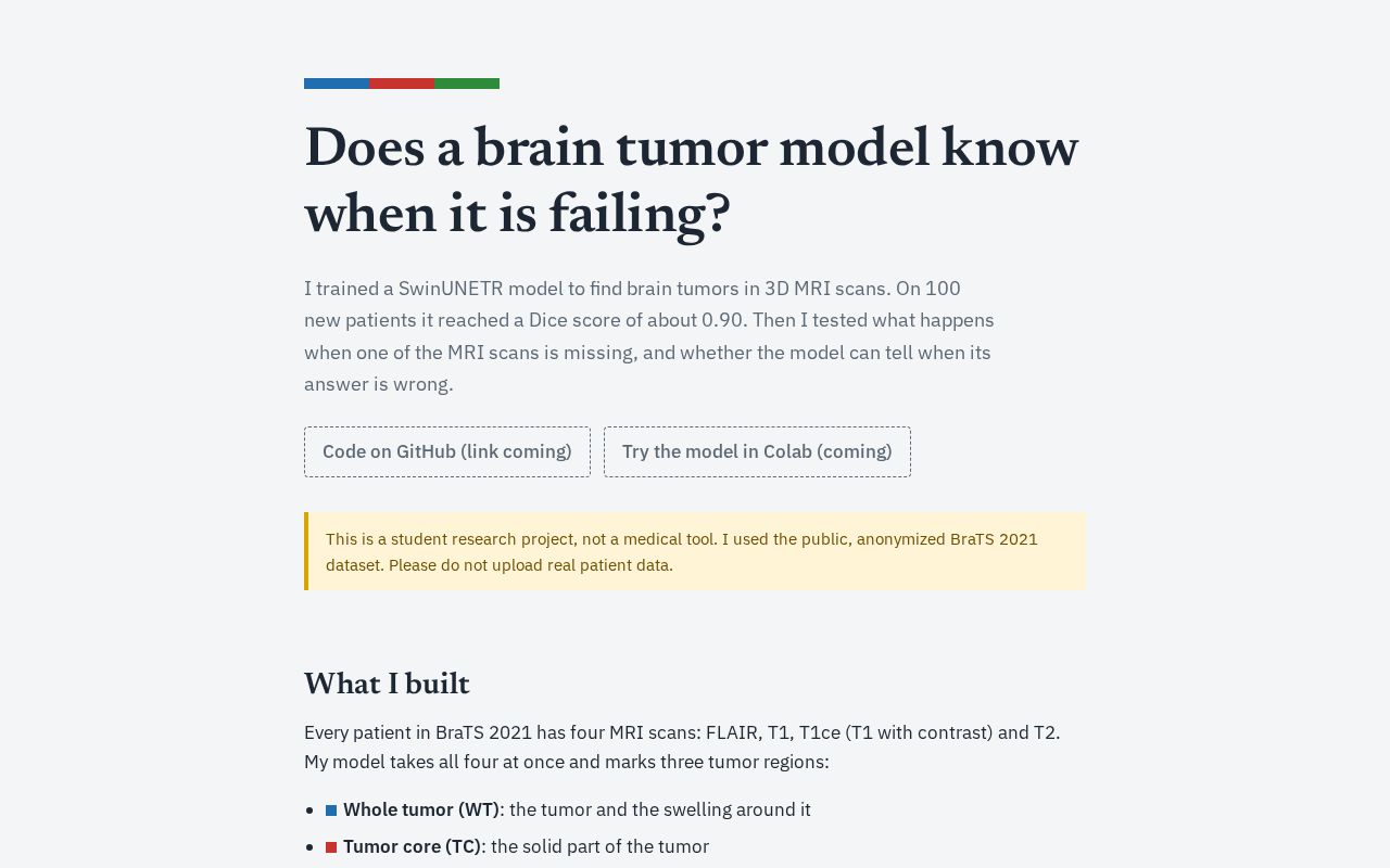 Preview of Brain Tumor Detection