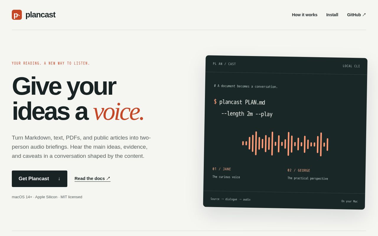 Preview of Plancast