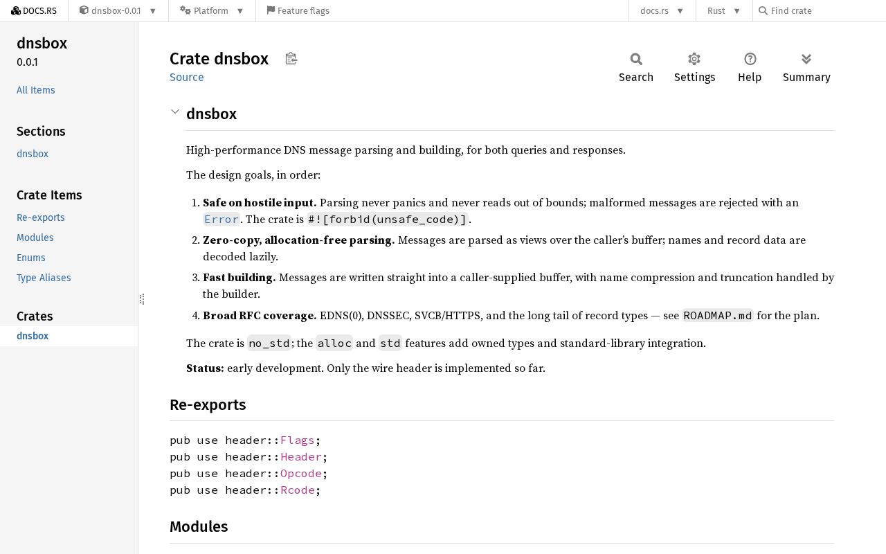 Preview of Dnsbox