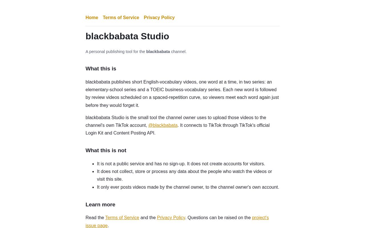 Preview of Blackbabata