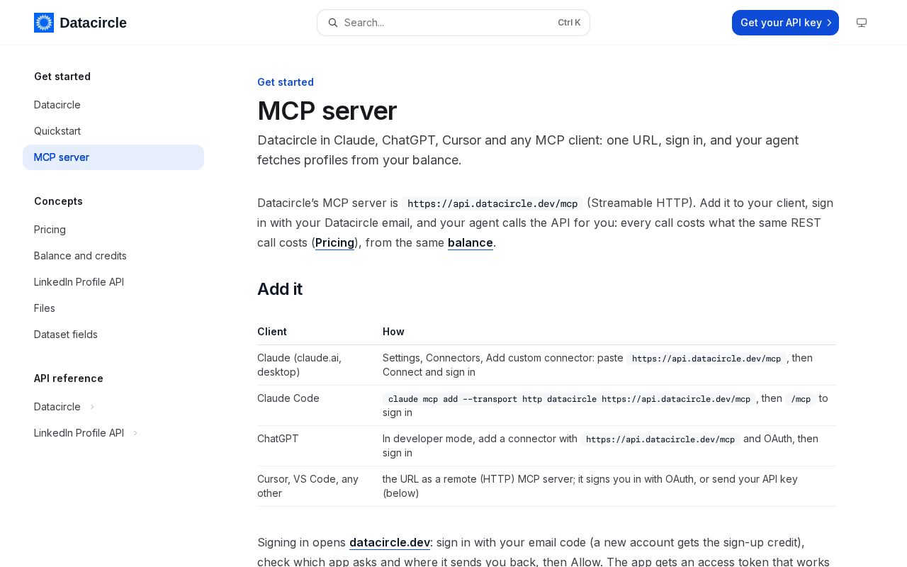 Preview of Datacircle Plugin