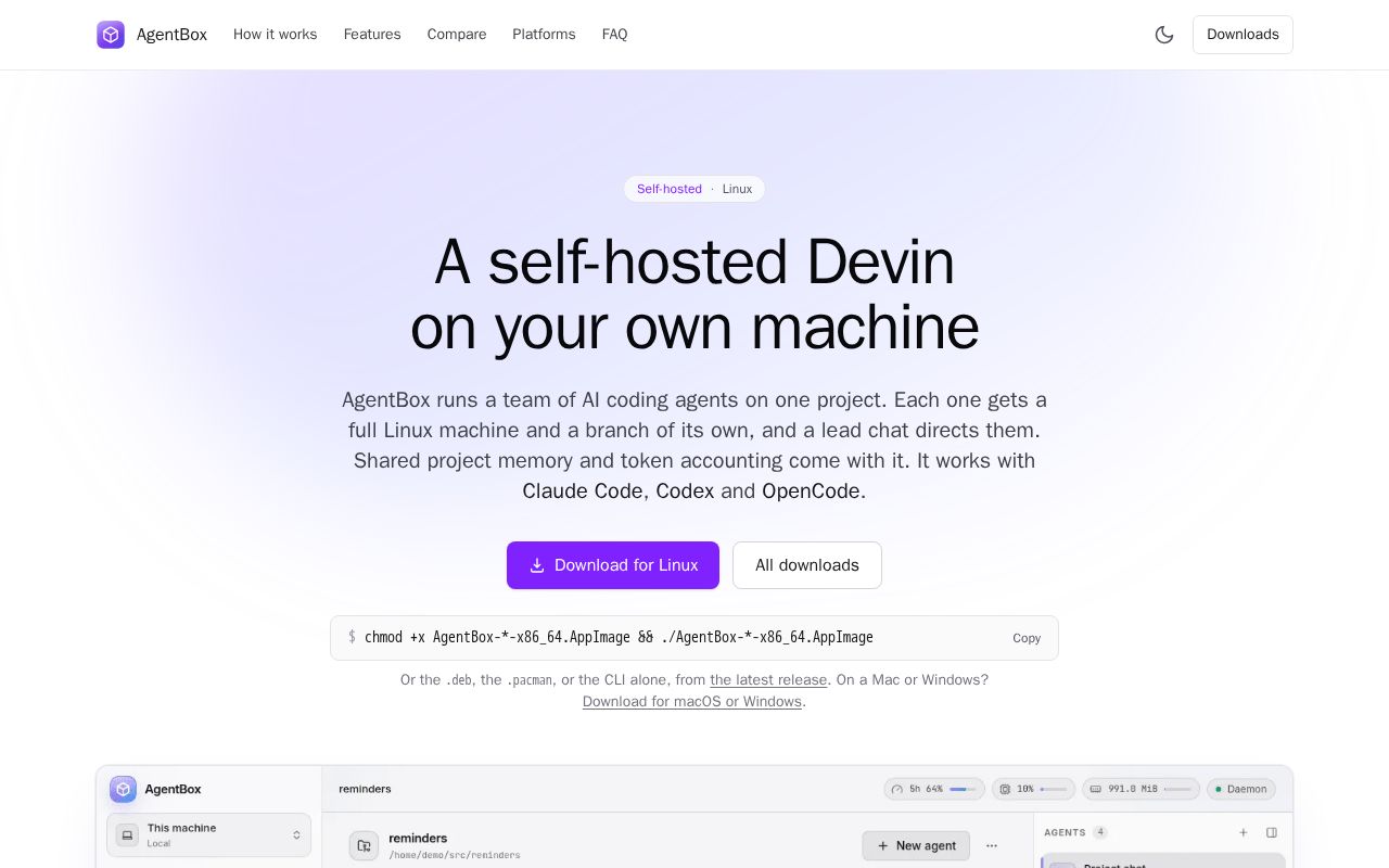 Preview of Agentbox