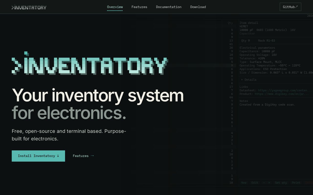 Preview of Inventatory Site