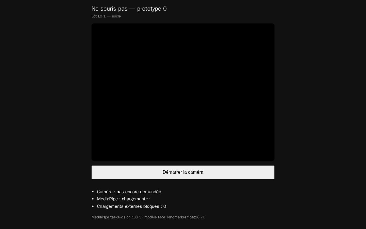 Preview of Ne souris pas