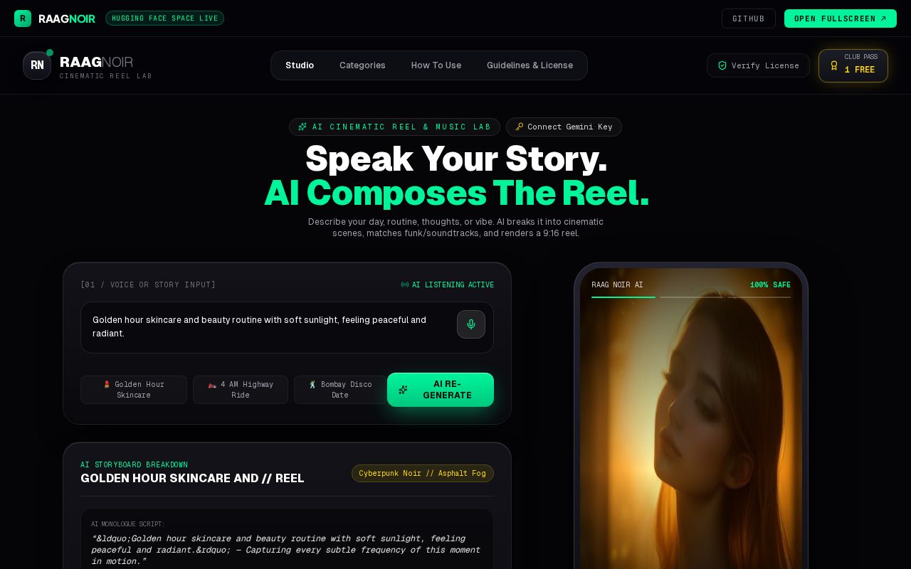 Preview of RaagNoir Studio