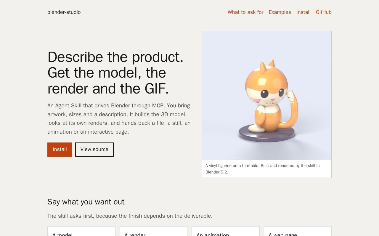 Preview of Blender Studio