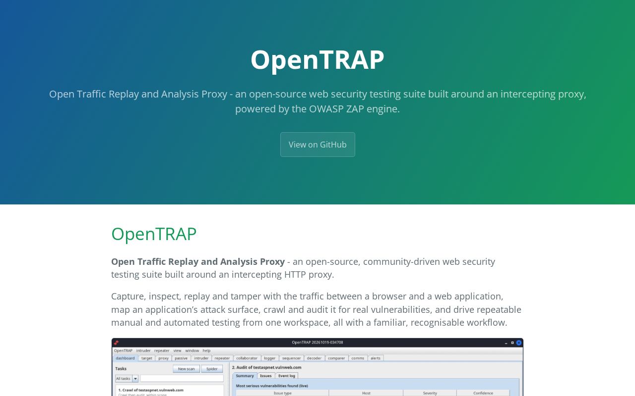 Preview of Opentrap