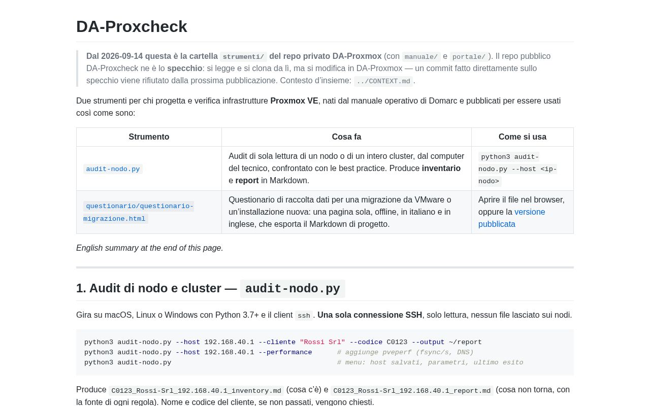 Preview of DA Proxcheck
