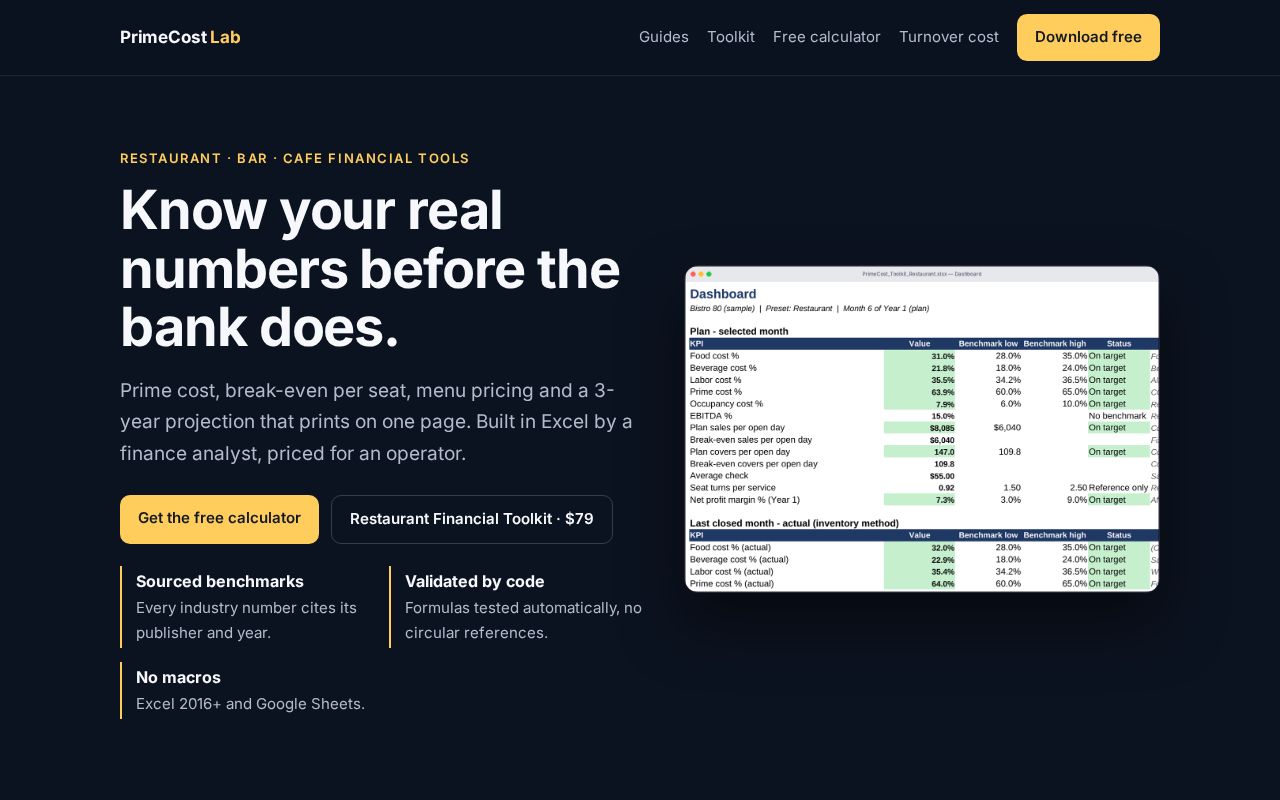 Preview of Primecostlab Github Io