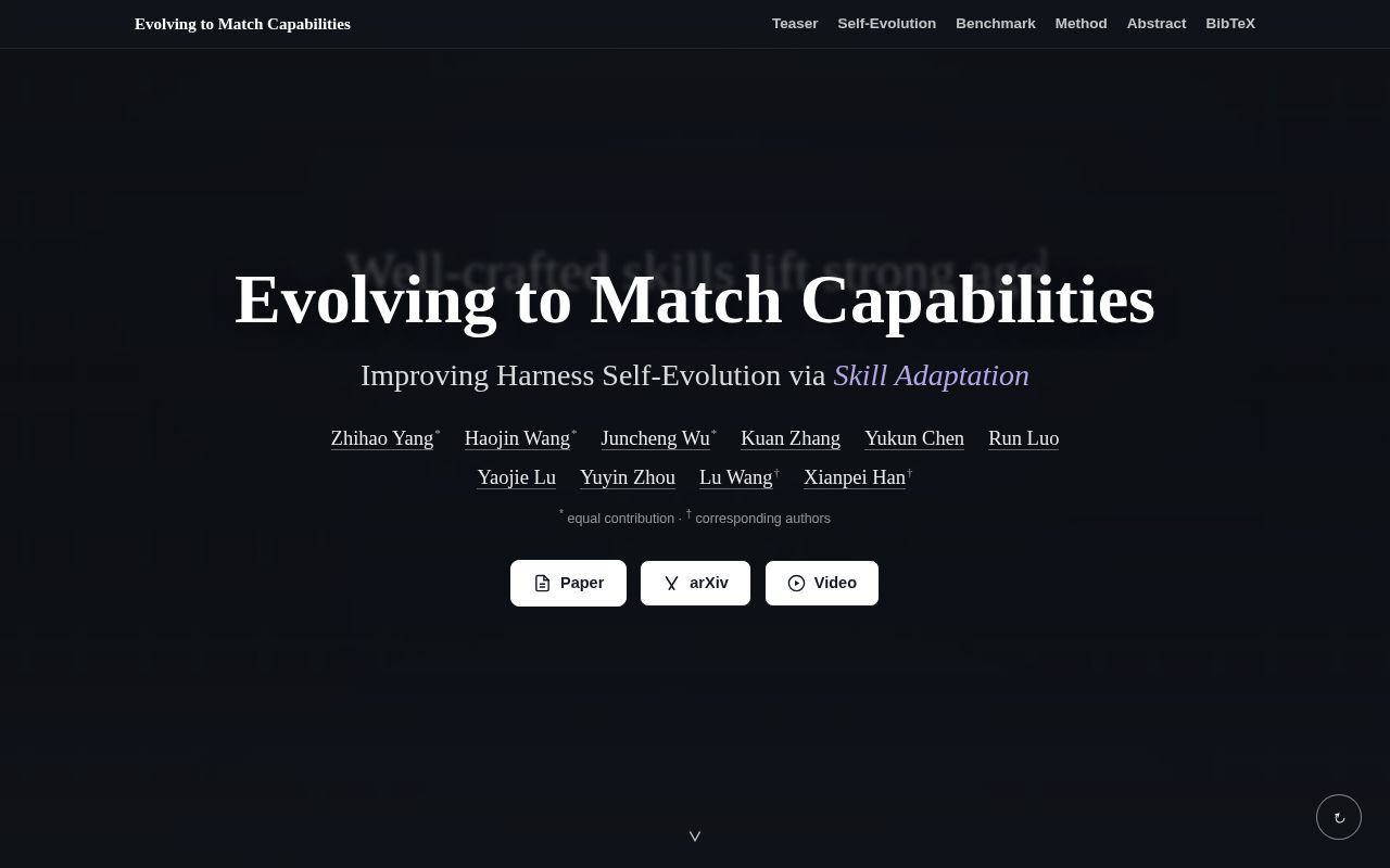Preview of Skill Adaptation