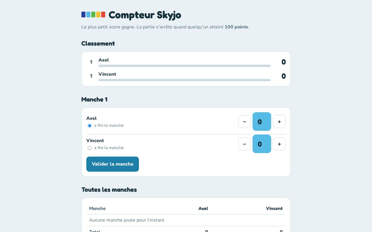 Preview of Skyjo Axel