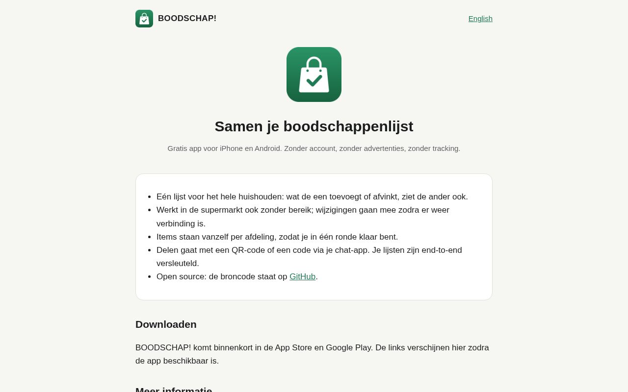 Preview of Boodschap