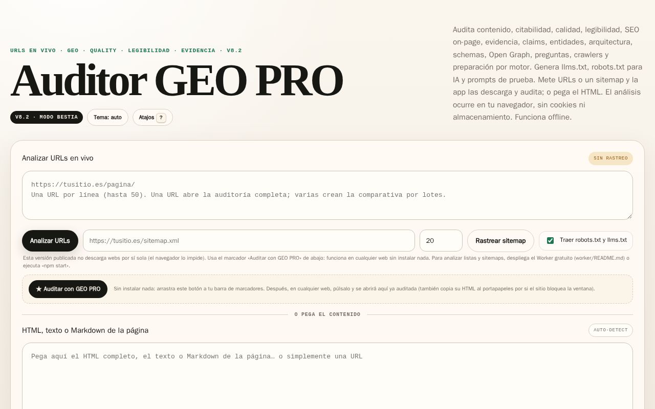 Preview of Auditor Geo Pro
