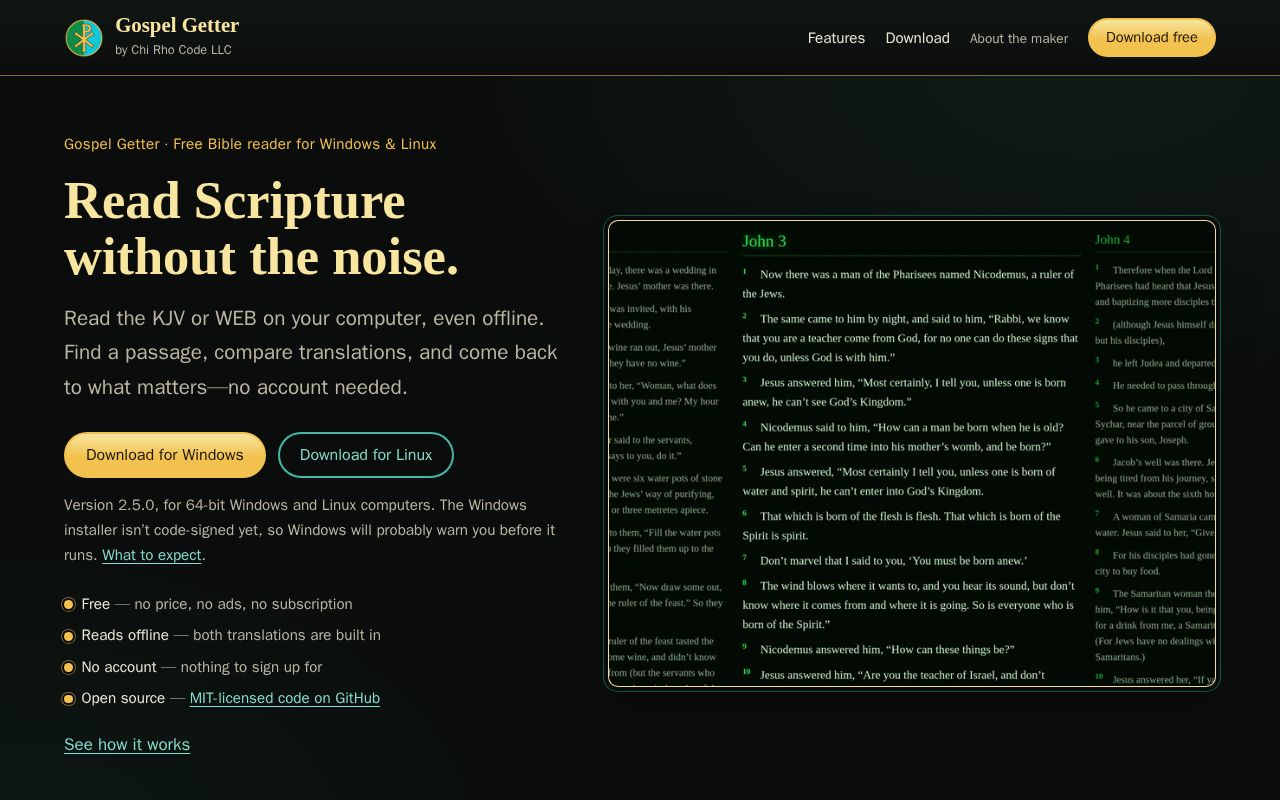 Preview of Gospel Getter
