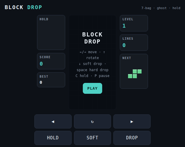 Preview of Block Drop