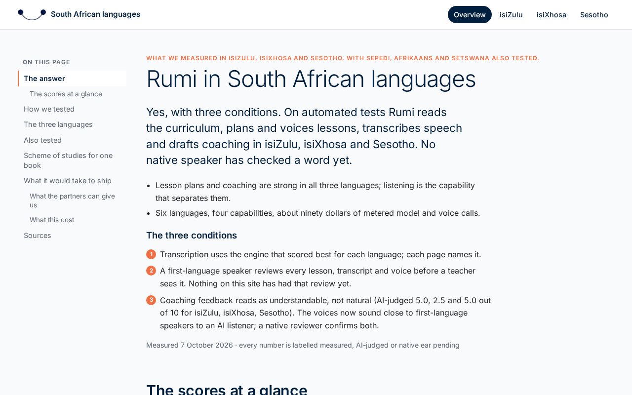 Preview of Rumi Za Languages