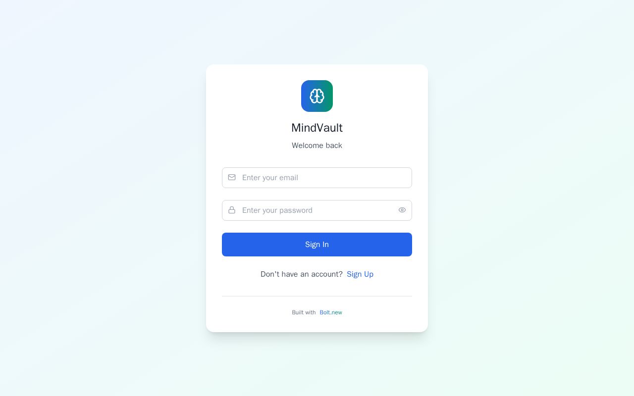 Preview of MindVault