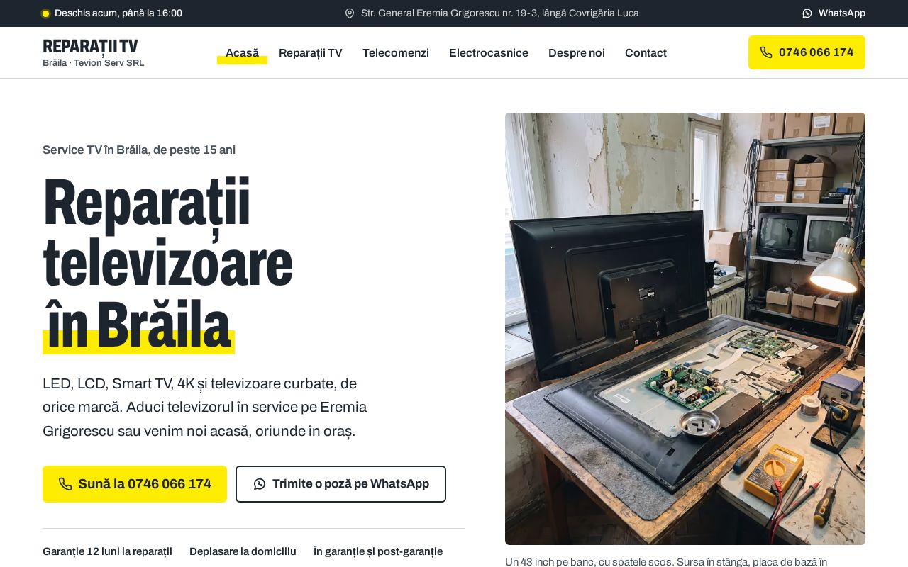 Preview of Reparatii Tv Braila Demo