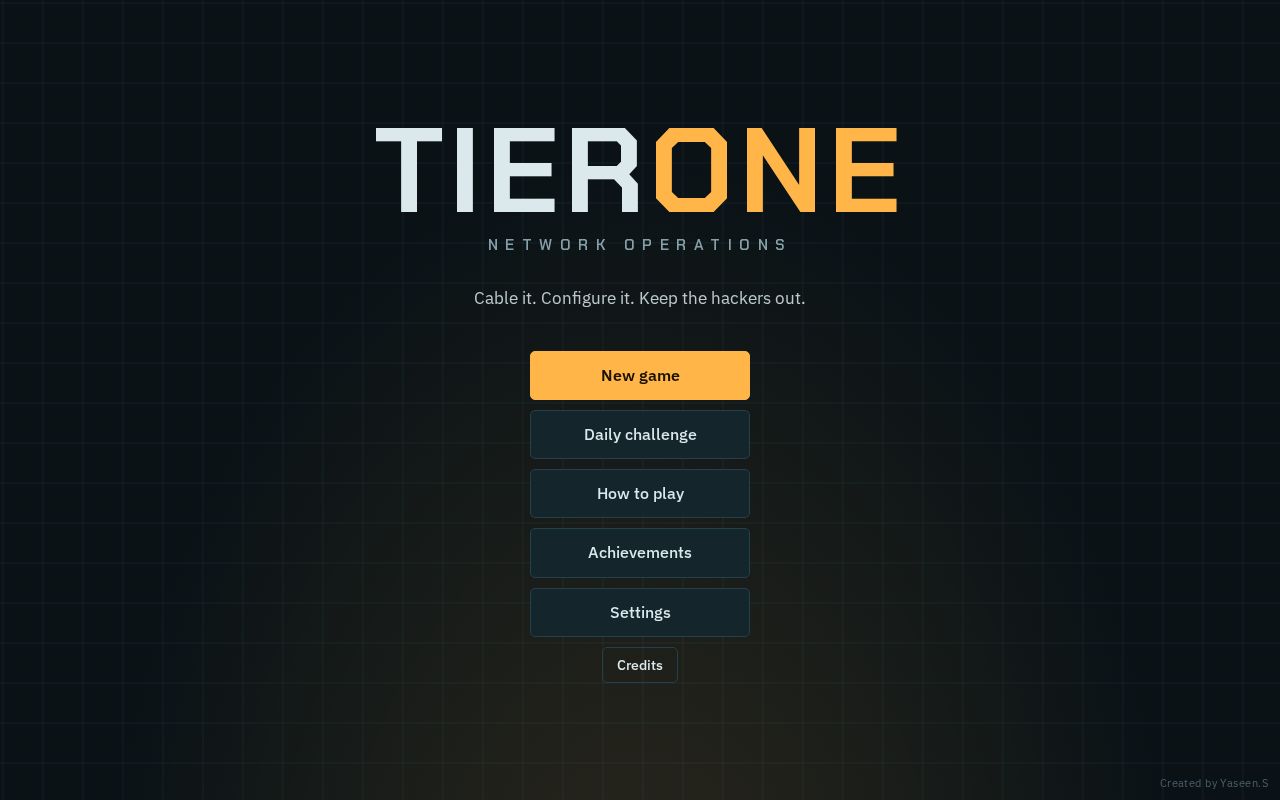 Preview of Tier One Network Ops