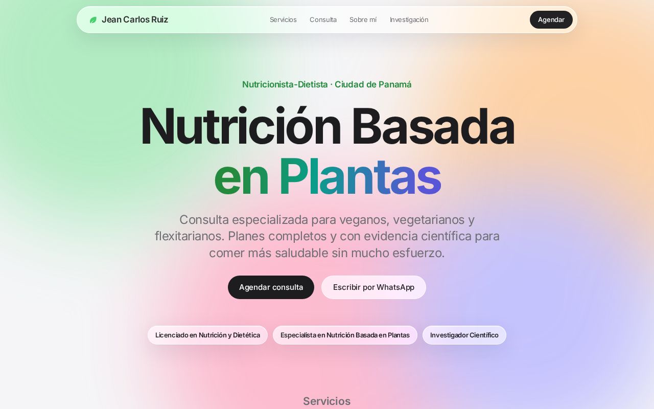 Preview of Jeanruiznutrition Github Io