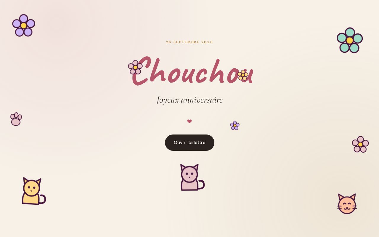 Preview of Pour Chouchou