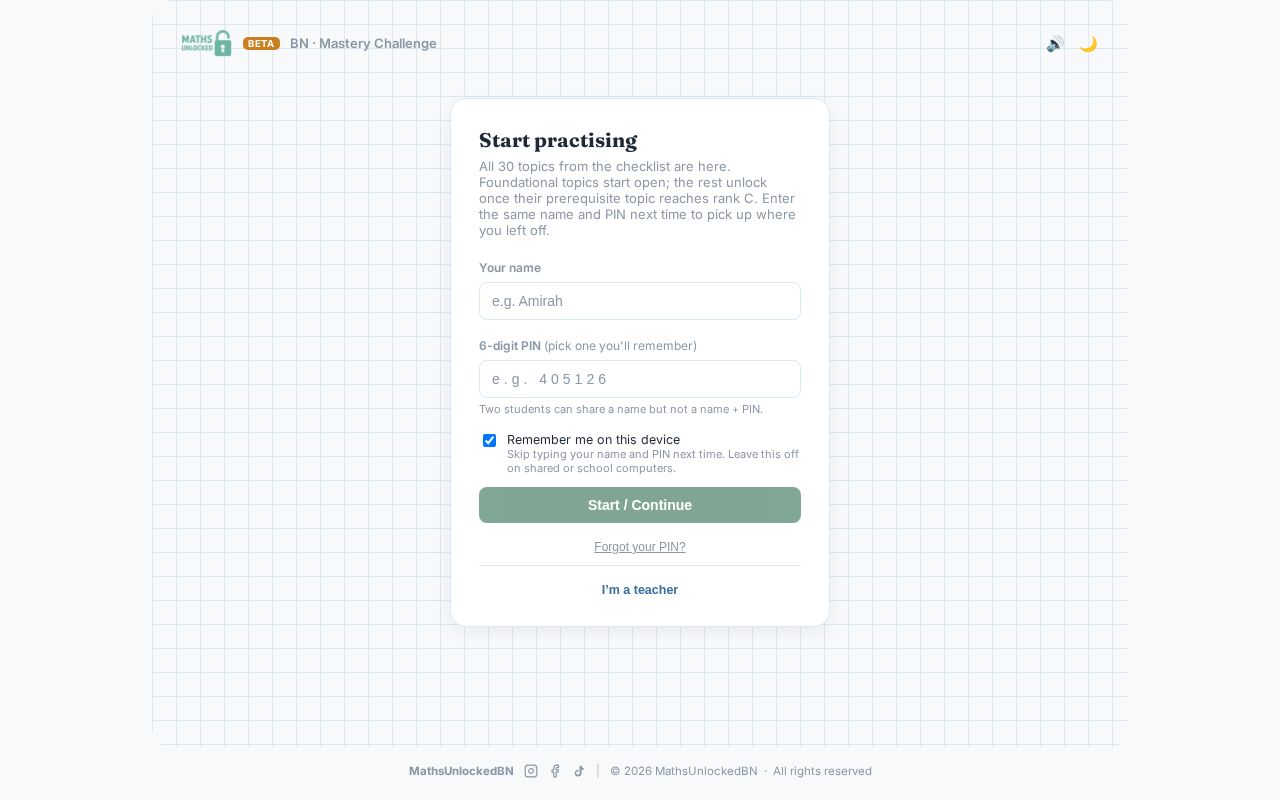 Preview of Mathsunlockedbn