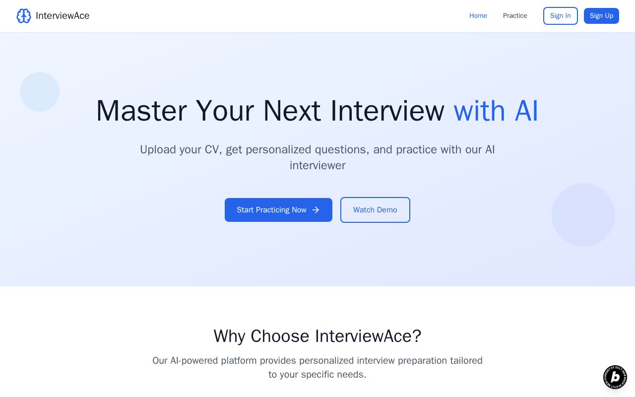 Preview of InterviewAce