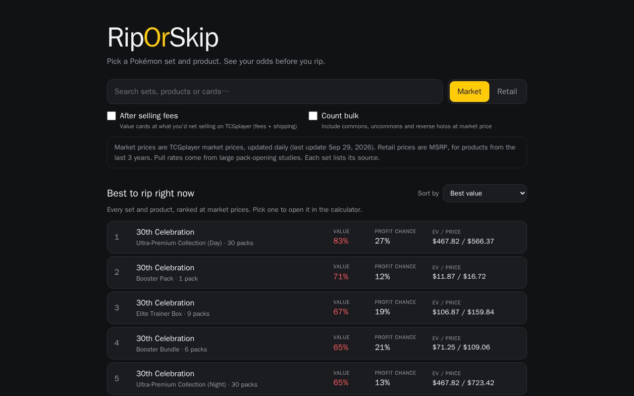Preview of RipOrSkip