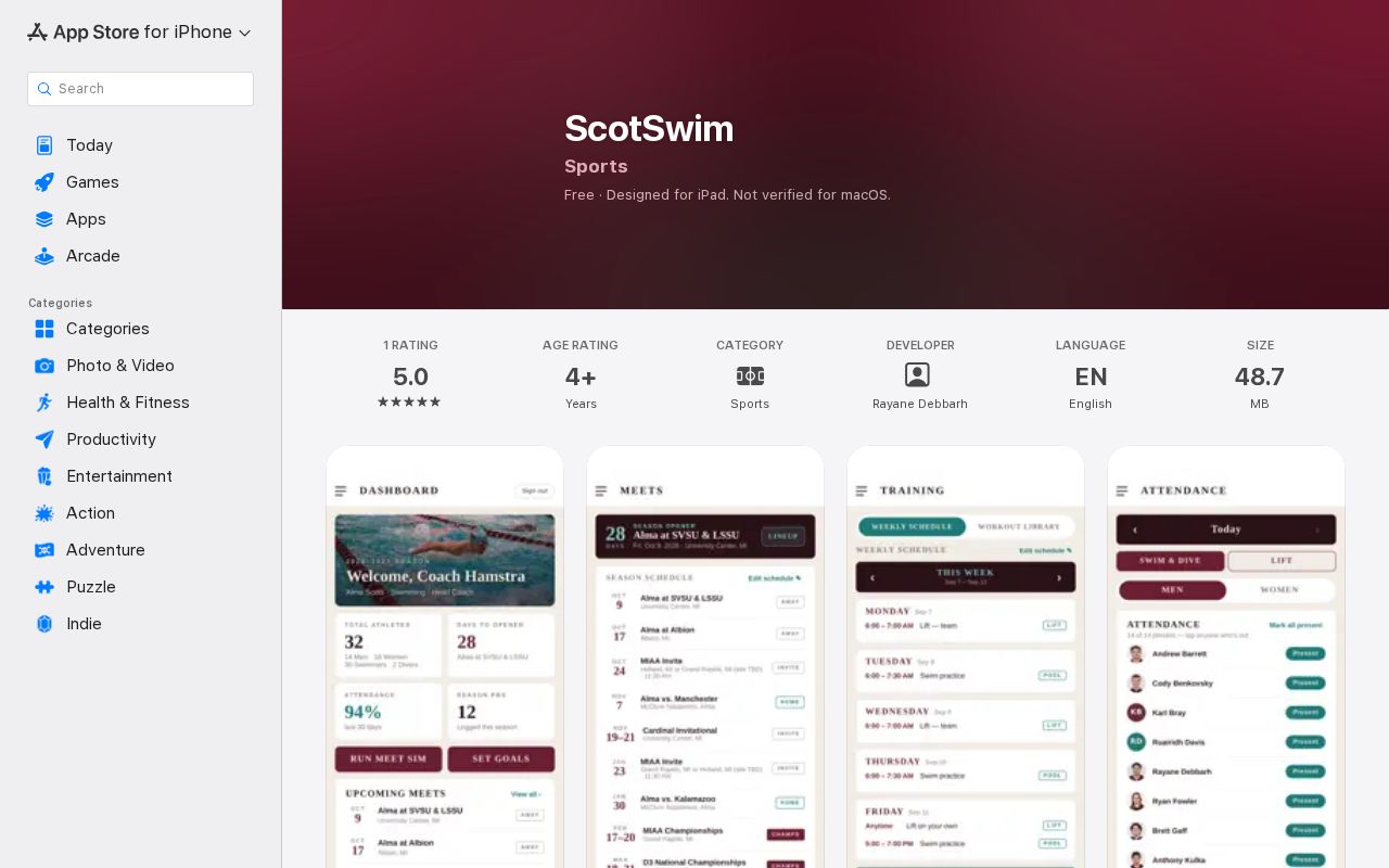 Preview of ScotSwim