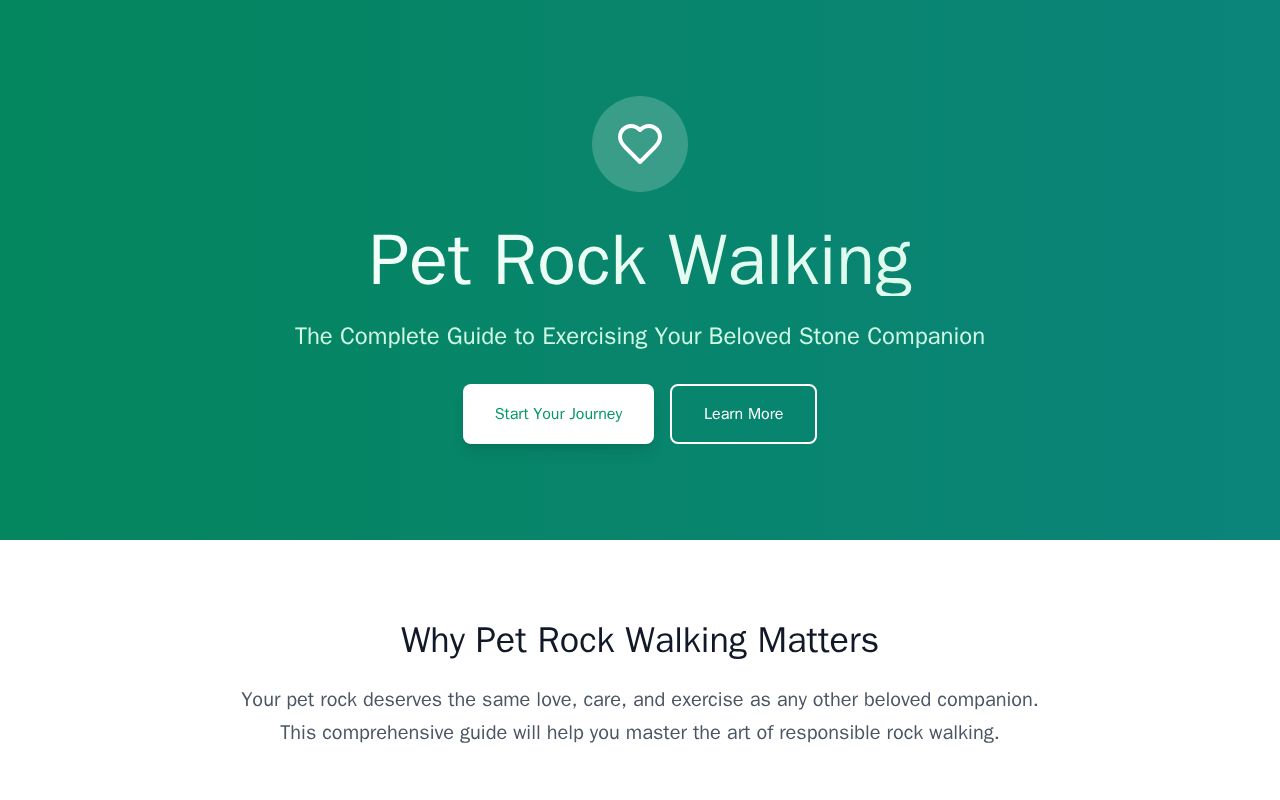 Preview of Pet Rock Walk Guide