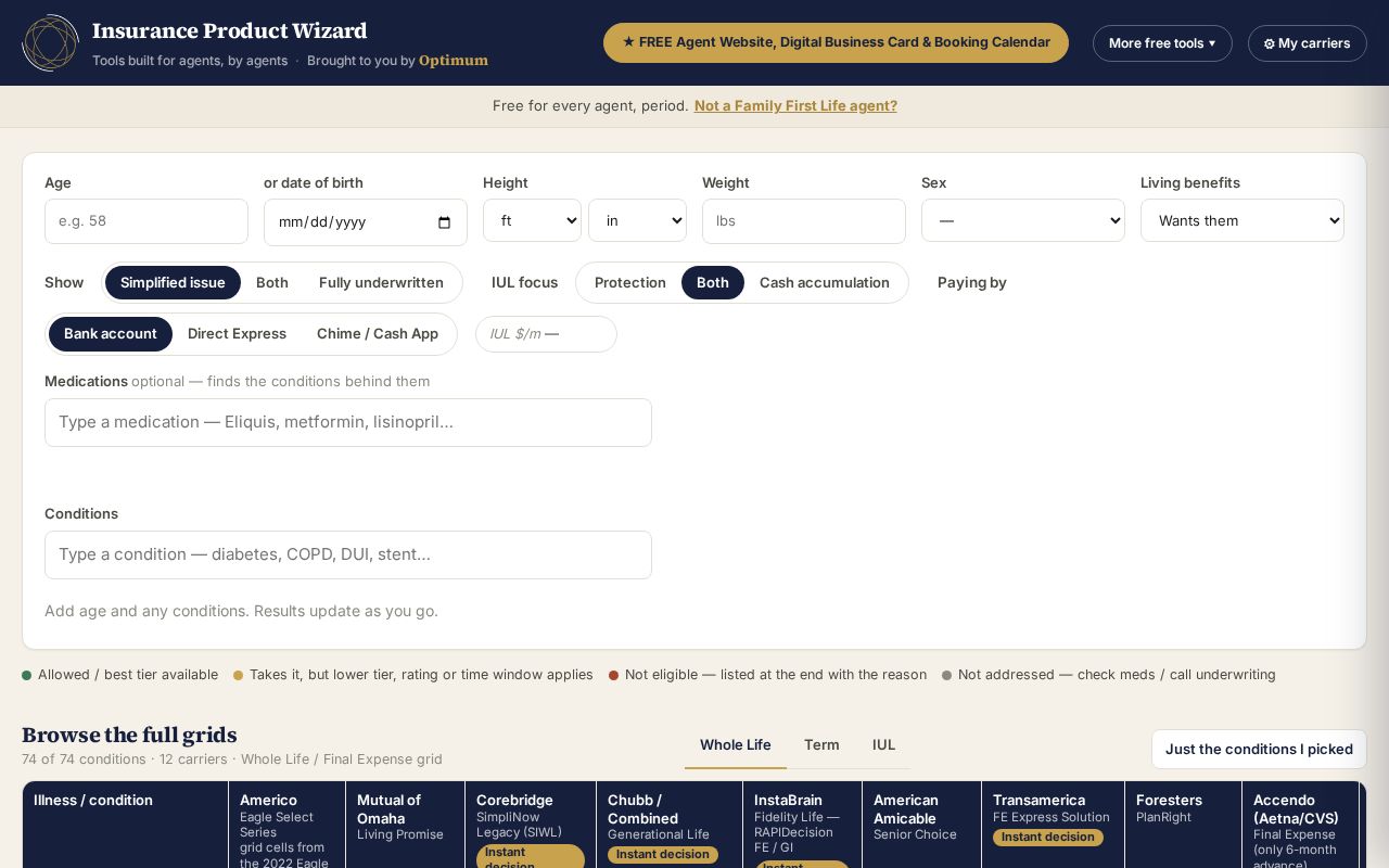 Preview of Product Wizard