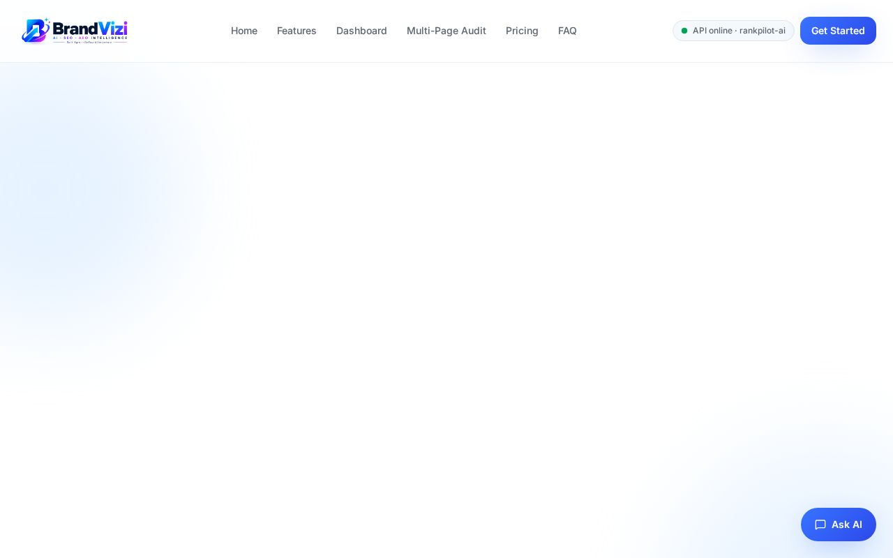 Preview of Free SEO & AEO Tool